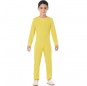 Déguisement Justaucorps jaune spandex enfant