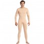 Déguisement Justaucorps beige spandex homme