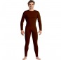 Déguisement Justaucorps marron spandex homme