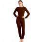 Déguisement Justaucorps marron spandex femme