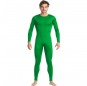 Déguisement Justaucorps vert spandex homme