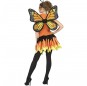 Déguisement Papillon orange femme dos