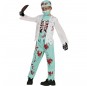Costume Médecin squelette sanglant garçon