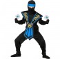 Costume Ninja Kombat bleu garçon