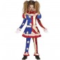 Costume Clown patriote fille