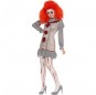 Déguisement Clown Pennywise gris femme profil