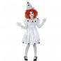 Déguisement Clown Pierrot pour fille