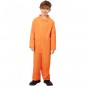 Costume Prisonnier orange garçon