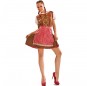 Costume Tyrolienne marron femme