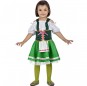 Costume Tyrolienne verte fille