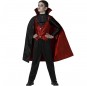 Costume Vampire rouge avec cape garçon