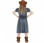 Costume Cowgirl avec impression de vache fille