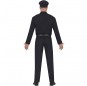 Disfraz de Loca Academia de Policía para hombre Espalda
