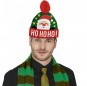 Bonnet de Noël Père Noël effet laine pour compléter vos costumes