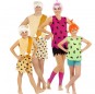 Disfraces Bam-Bam y Pebbles de Los Picapiedra para grupos y familias