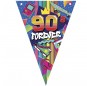 Guirlande Fête des années 90 de 3 mètres pour compléter la décoration de votre fête à thème Packaging