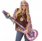 Guitare gonflable Hippie pour compléter vos costumes