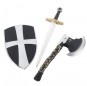 Kit d\'accessoires pour croisés médiévaux pour compléter vos costumes