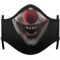 Masque de protection Clown Zombie pour adultes
