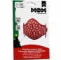 Masque de protection Noël Rouge pour enfant packaging