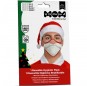 Masque de protection Père Noël pour enfant packaging