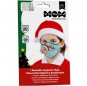 Masque de protection Renne Noël pour enfant packaging