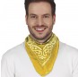 Bandana de cow-boy jaune pour compléter vos costumes