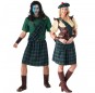 Costumes Écossais verts Braveheart pour se déguiser à duo