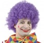 Perruque de clown violette pour compléter vos costumes