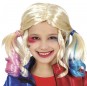 Perruque Harley Quinn pour enfant pour compléter vos costumes