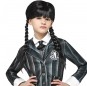 Perruque Wednesday Addams Nevermore pour filles pour compléter vos costumes térrifiants