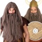 Perruque Viking avec barbe