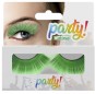 Faux cils verts pour compléter votre déguisement avec un maquillage de qualité