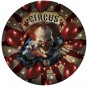 Assiettes 23 cm Circus of Horrors pour la décoration Halloween