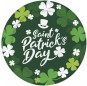 Assiettes Saint Patrick's Day de 23 cm pour compléter la décoration de votre fête thématique