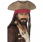 Chapeau avec perruque Pirate Jack Sparrow