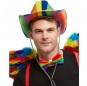 Chapeau Cowboy multicolore LGTB
