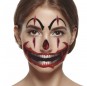 Tatouage du visage d\'un clown tueur pour compléter vos costumes térrifiants