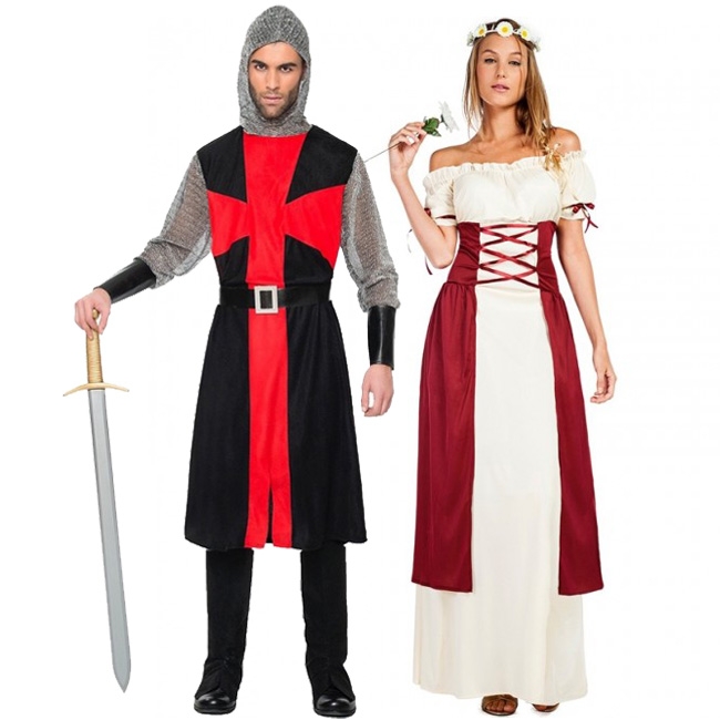 Deguisement pour couple Moyen age pour adulte