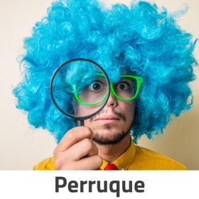 Boutique en ligne de perruques pour costumes de carnaval