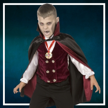 Achetez en ligne les déguisements Halloween de vampires taille enfant