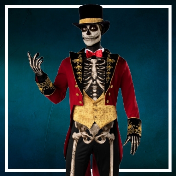 Achetez en ligne les costumes hommes pour devenir un squelette