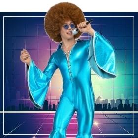 Costume Année 80 disco Femme