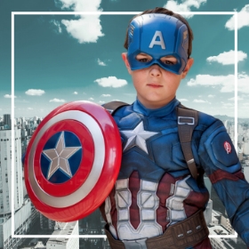 Costumes Captain America pour Carnaval et fête thématiques