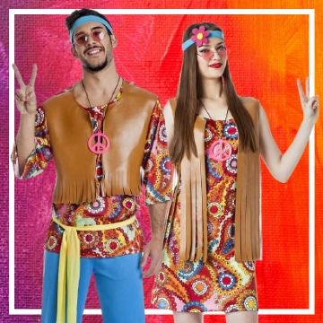 Boutique en ligne de déguisements hippies pour les couples